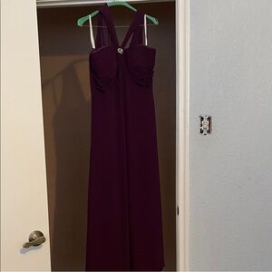 Pretty Maids Elegant Deep Purple Gown